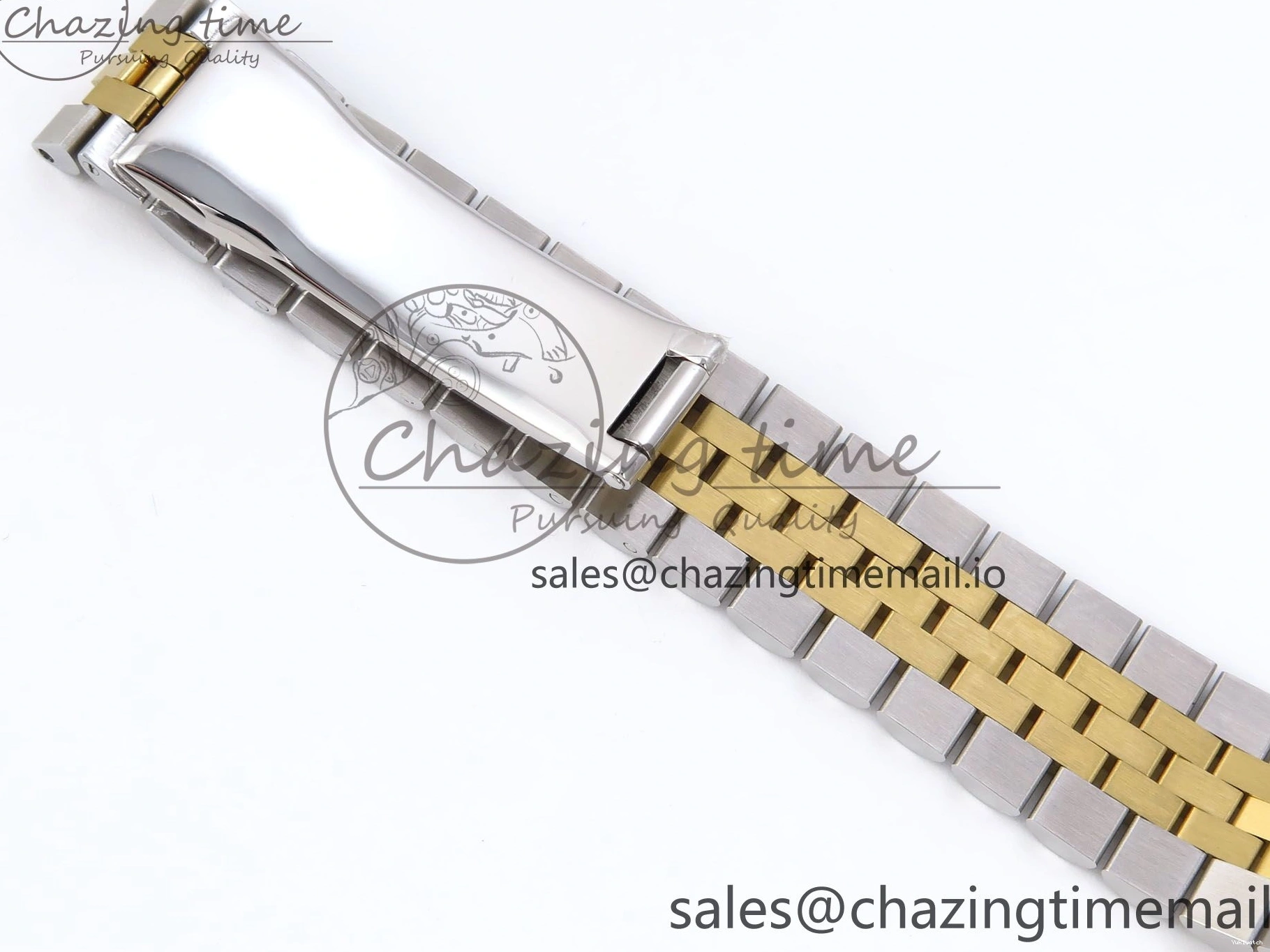 JARF 904L YG Diamonds SS Jubilee Edition Gray 278383RBR Roman 1:1 Best 31 on Steel Bracelet DateJust Dial HZ2236 0502